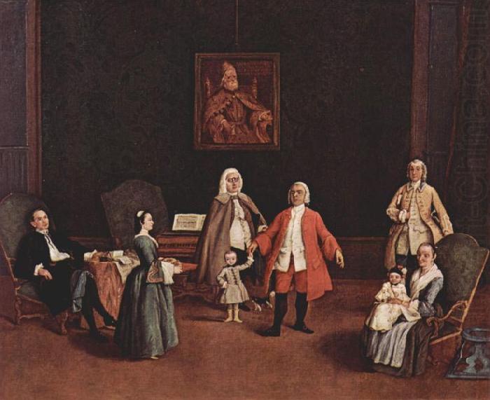 Portrat einer venezianischen Familie, Pietro Longhi